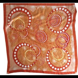 Silk square scarf, head scarf, neck scarf